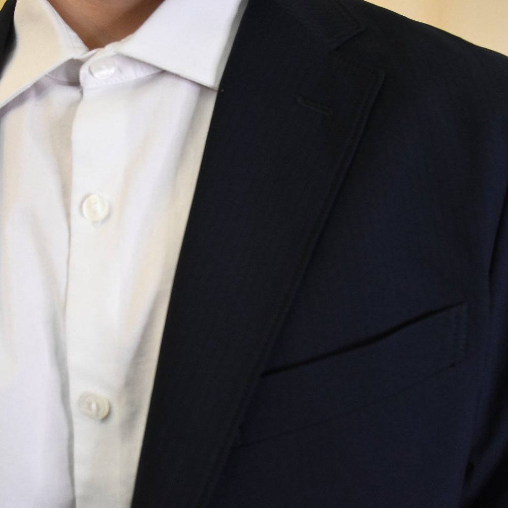 A Dark Blue Blazer